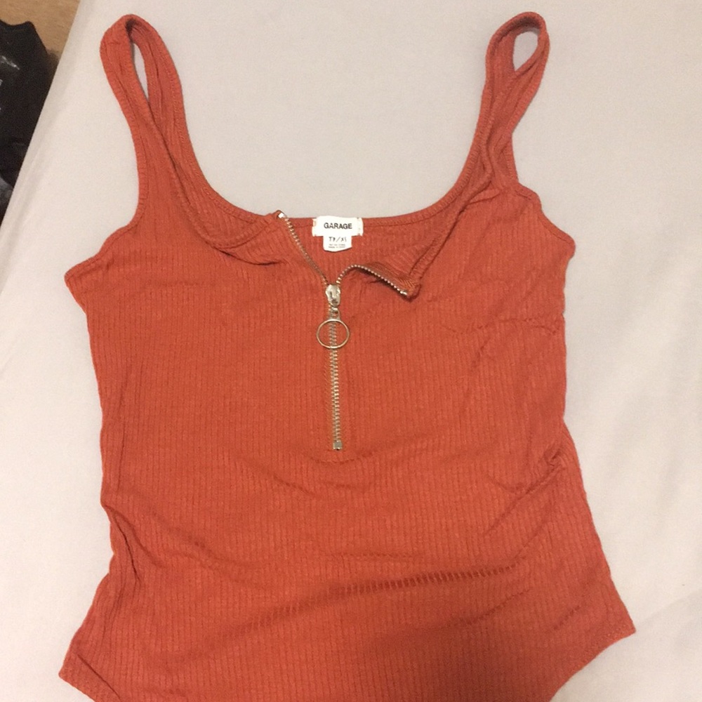 Rusty orange bodysuit